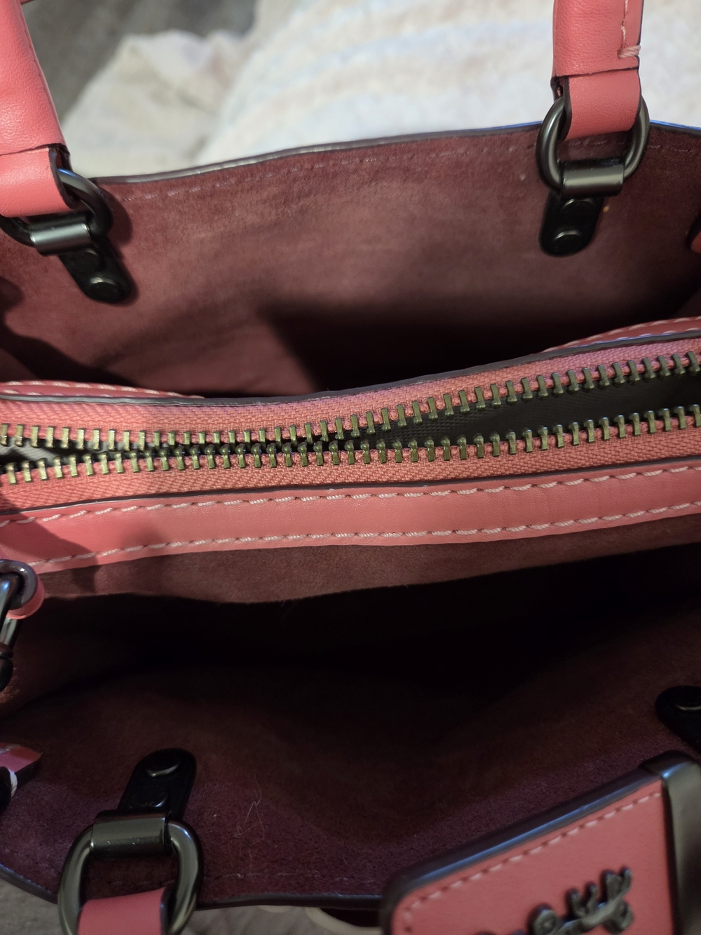 COACH Rogue 25 with Tea Rose Cherry Blossom Japan Exclusive 67690 PRICE FIRM!!!! - Picture 6 of 10